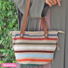 Cross Bag-Crochet-Colorful