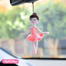 Car Charm-Crochet-Ballerina