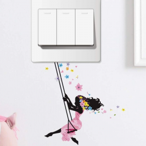 1pc Figure Graphic Switch Outlet Wall Sticker