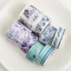 10 Roll Plant Pattern Random Washi Tape