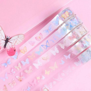 5 Rolls Butterfly Pattern Washi Tape ( 200 CM )