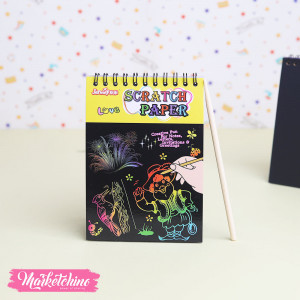 Scratch Papper for Rainbow Magic Art Drawing-yellow Small