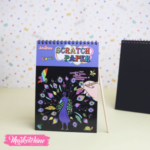 Scratch Papper for Rainbow Magic Art Drawing-Purple Meduim