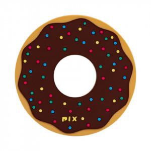 Silicon Coaster-Donuts-Black