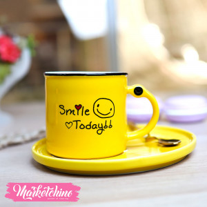 Ceramic Cup&plate-Smille ToDay