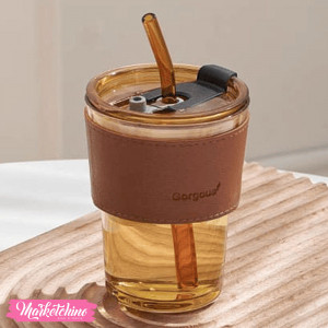 Pyrex Cup With Heat Resistant Leather20