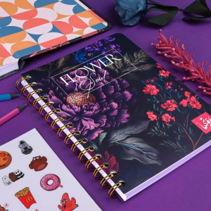 Notebook - Floral Symphony ( A 5 )