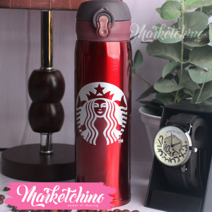 Thermal Mug-Starbucks-Red
