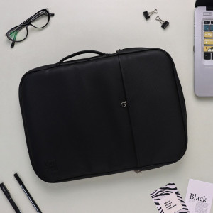 Leather waterproof Laptop Sleeve-Black-15.6 Inch 