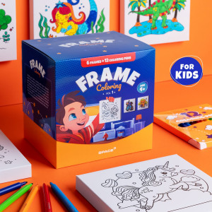 Space Frame Coloring Book