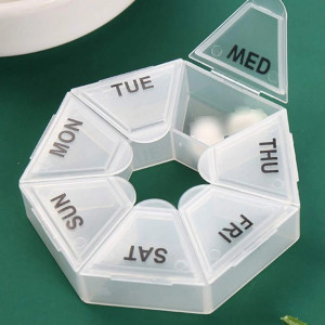 1pc Multi-grid Random Medicine Storage Box