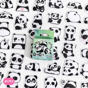 45pcs Panda Pattern Sticker