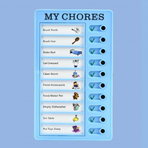 1pc Wall Mounted Checklist Board With 10pcs Paper