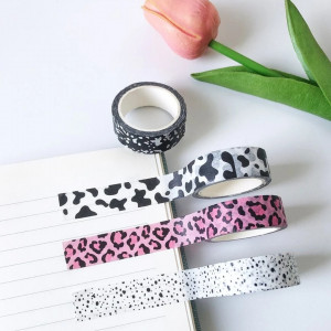 1 Roll Leopard Pattern Random Washi Tape ( 500 CM )