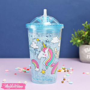 Frozen Ice Cup-Light Blue Unicorn 