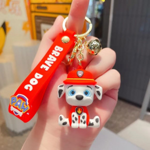 Silicone Keychain-Red Dog