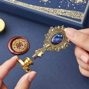 1pc Vintage Design Fire Lacquer Seal Stamp Handle