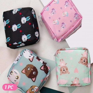 Cute Cartoon Bear Print Storage Bag