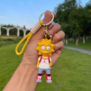 Silicone Keychain-The Simpsons  