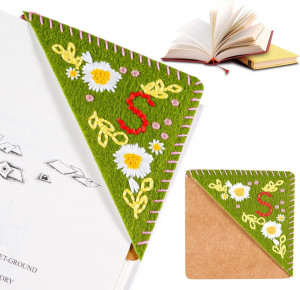 Personalized Embroidery Felt Bookmark ( S )