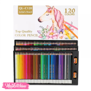Set Of 120 Coloring pencils&Sharpener 