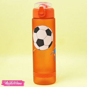 Acrylic Measuring Water Bottle - Soccer Ball ( 850ml ) (Marketchino Products)