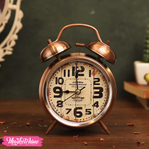 Metal Alarm Clock-Copper 2