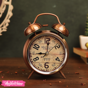 Metal Alarm Clock-Copper