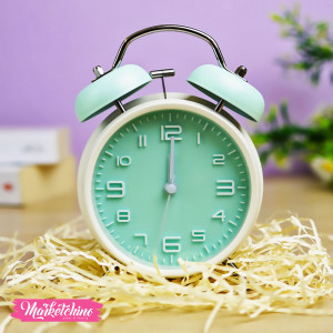 Metal Alarm Clock-Mint Green