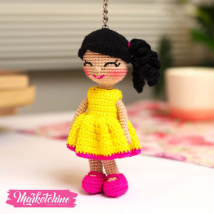 Mini Doll-Crochet-Girl (14 cm )
