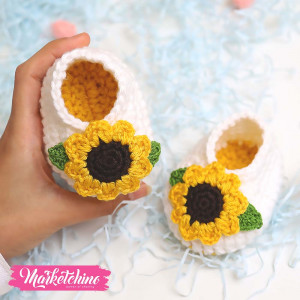 Foot Wear For Baby-Sun Flower