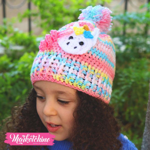 Ice Cap For Kids-Crochet-Unicorn 