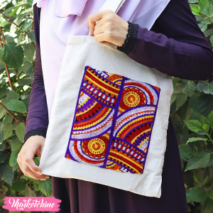 Printed Tote Bag-Colorful 