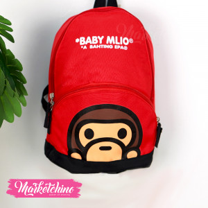 Backpack-Monkey-Red