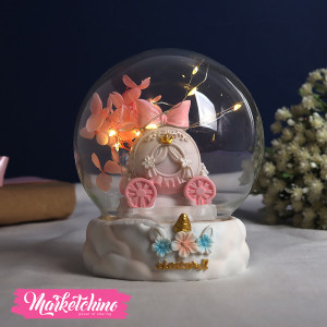Glass Lighting Lamp-Cinderella Carriage
