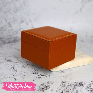 Leather Watch Box-Camel