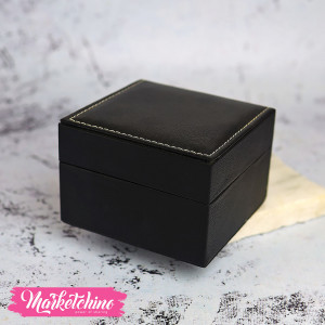 Leather Watch Box-Black