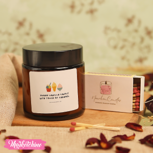 Candle Jar-Vanilla&Caramel