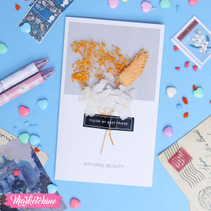 Gift Card Baby Flower-Orange
