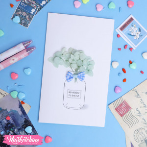 Gift Card-Mint Green Baby Flower