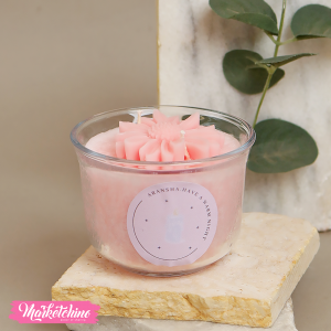 Candle Jar-Pink Sugar 