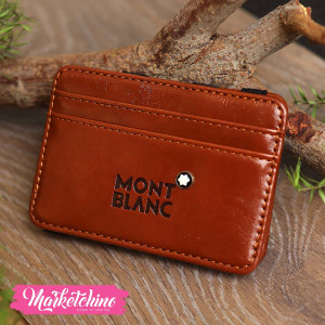 Leather Card Case-Mont Blanc-Brown 