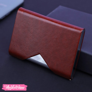 Magnetic Card Case-Brown