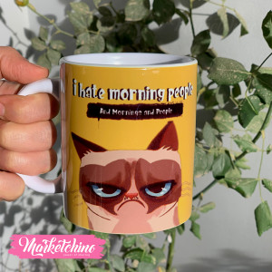 Printed Mug-I Hate Morning People