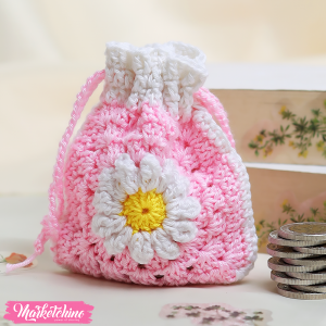 Crochet Coins Holder-Pink 1