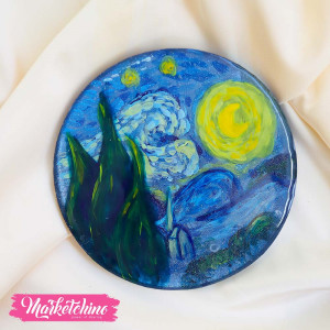 Resin Coaster-Starry Night