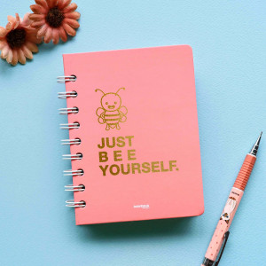  Pastel Notebook-Bee yourself 