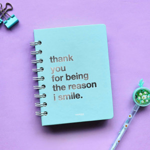  Pastel Notebook-The Reason I smile