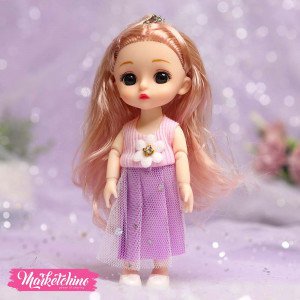 Hard Rubber-Doll-Purple Dress (16 cm )
