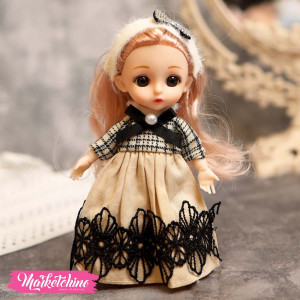 Hard Rubber-Doll-Beige Dress (16 cm )